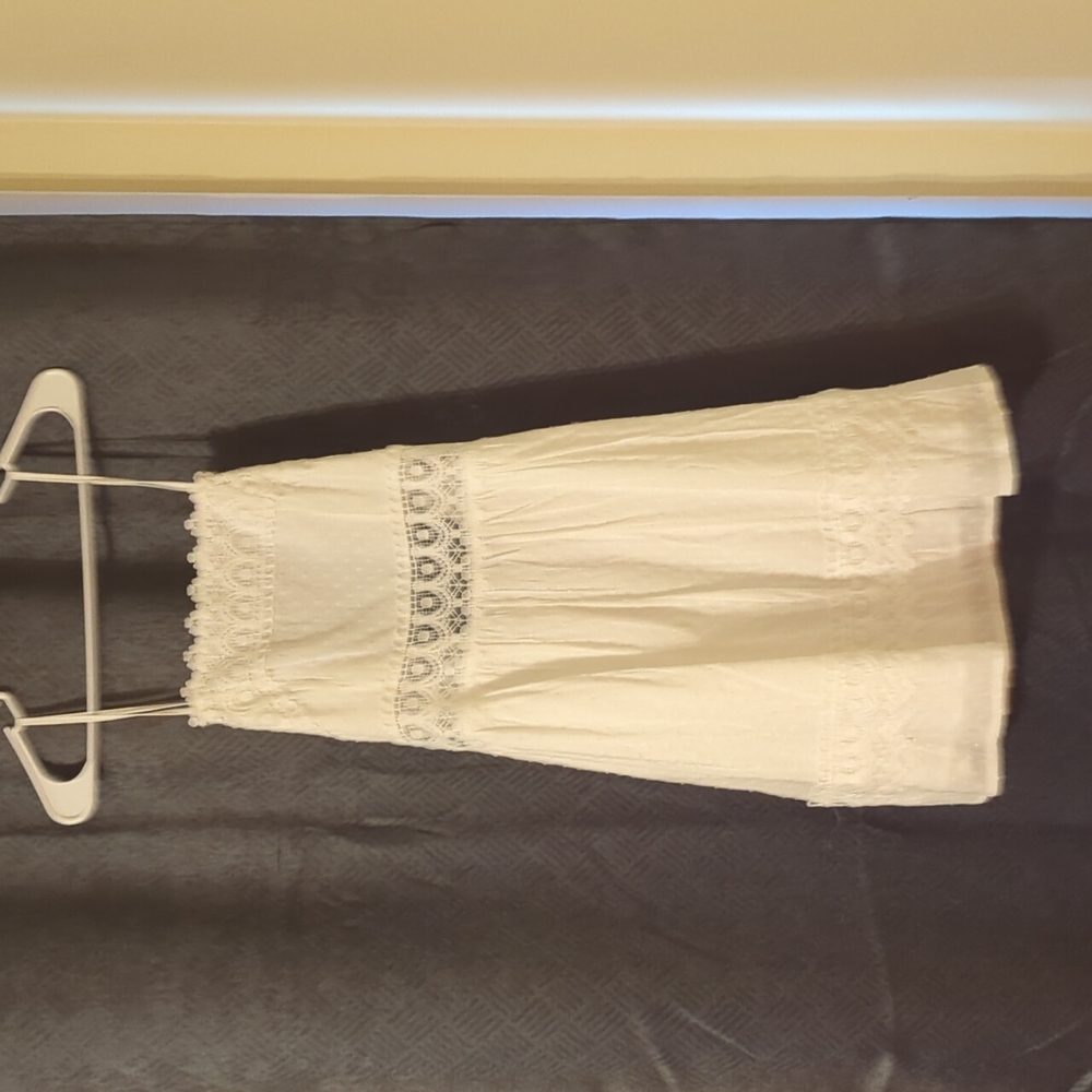 Lace white dress